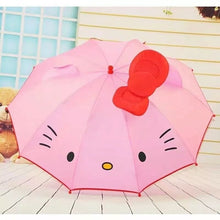 Load image into Gallery viewer, Lovely Cartoon Hello Kitty Children Anime Umbrella for Kids Girl  Long Handle Creative Cute Umbrella Baby Student White Umbrella