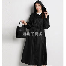 Load image into Gallery viewer, Long Travel portable Raincoat Women Ponchos Waterproof Pullover Women's Breathable Rain Coat Chubasquero Mujer