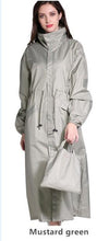 Load image into Gallery viewer, Long Travel portable Raincoat Women Ponchos Waterproof Pullover Women's Breathable Rain Coat Chubasquero Mujer
