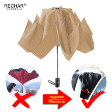 Load image into Gallery viewer, Quality 8K Inverted Automatic Umbrella Men 3 Folding Reverse Windproof Car Umbrella Rain Women Upgrade Waterproof Small Umbrella