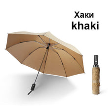 Load image into Gallery viewer, Quality 8K Inverted Automatic Umbrella Men 3 Folding Reverse Windproof Car Umbrella Rain Women Upgrade Waterproof Small Umbrella